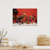 Poster Dia de los Muertos Bandoleros (Cuisine)