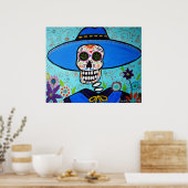 POSTER DIA DE LOS MUERTOS MARIACHI (Cuisine)