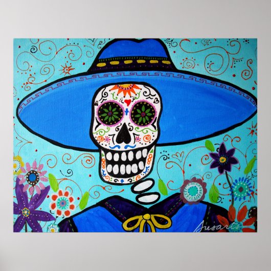 POSTER DIA DE LOS MUERTOS MARIACHI (Devant)