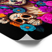 Poster Dia De Los Muertos Mexican Day Of The Dead Sugar S (Coin)