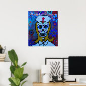 POSTER DIA DE LOS MUERTOS NURSE (Bureau à domicile)