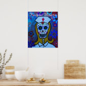 POSTER DIA DE LOS MUERTOS NURSE (Cuisine)