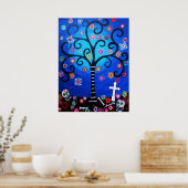 Poster Dia de los Muertos par Prisarts (Cuisine)