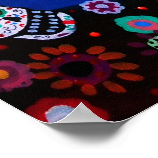 Poster Dia de los Muertos par Prisarts (Coin)