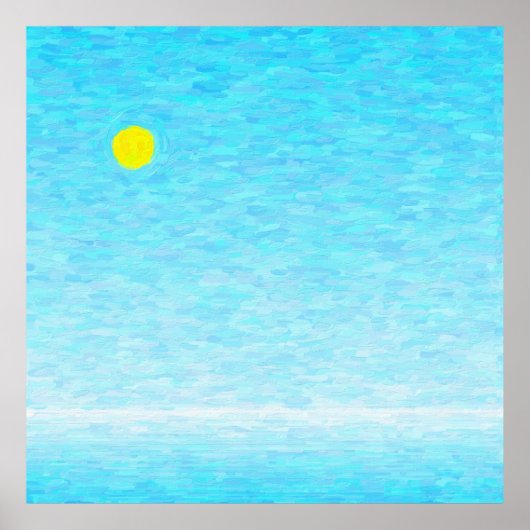Poster Dia de sol em alto mar (Devant)