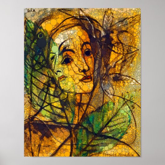 Poster Dia, points d'infini par après Francis Picabia (Devant)