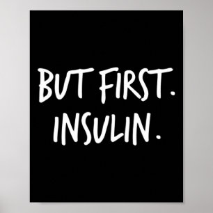 Poster Diabète de type 1 Sensibilisation Amusant Enfant-a