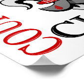 Poster Diabète Fleur De Lis 3 (Coin)