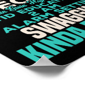 Poster Diabétique amusant Type 1 Diabète Sensibilisation (Coin)