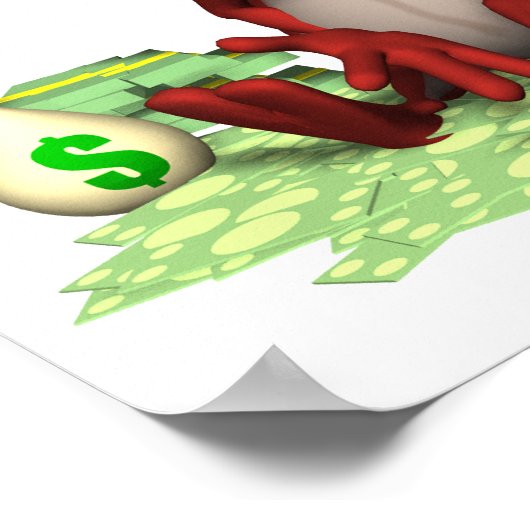 Poster diable avide (Coin)