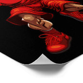 Poster Diable de basket-ball (Coin)