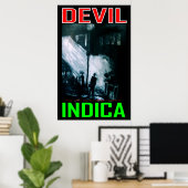 POSTER DIABLE INDICA (Bureau à domicile)