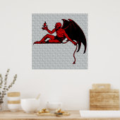 Poster Diable vintage (Cuisine)