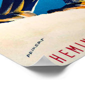 Poster Diablerets, montagne, couple sur un téléski (Coin)