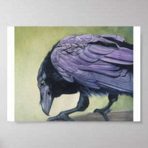 Poster Diablo le papier d'amende d'impression d'aquarelle