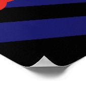 POSTER DIAGONAL DE FIERTÉ DE JEU POPULAIRE (Coin)