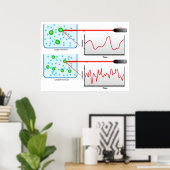 Poster Diagram of the Dynamic Light Scattering in Physics (Bureau à domicile)