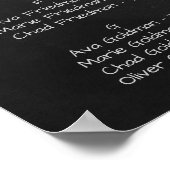 Poster Diagramme alphabétique de l'assise de la branche c (Coin)