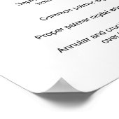 Poster Diagramme anatomique de la main et du poignet huma (Coin)