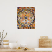 Poster Diagramme cosmique Mandala pour la méditation (Cuisine)