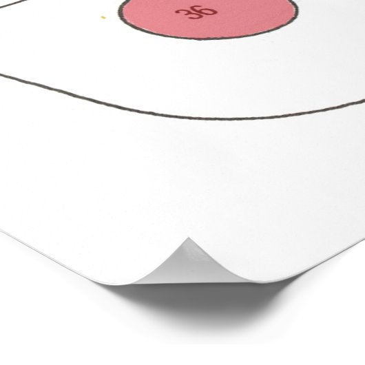 Poster Diagramme d'acupression du pied (Coin)