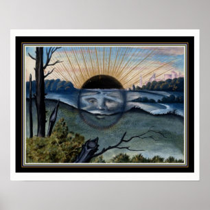 Poster Diagramme d'alchimie du delta du Nil 16x20