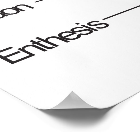 Poster Diagramme de base d'une articulation anatomique hu (Coin)