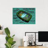 Poster Diagramme de cellule Plante 3D (Bureau à domicile)