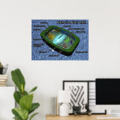 Poster Diagramme de cellule Plante 3D (Bureau à domicile)