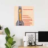 Poster Diagramme de fusée (Bureau à domicile)