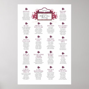 Poster Diagramme de Mariage de thème de film