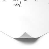 Poster Diagramme de trigonométrie de conversion de degrés (Coin)