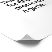 Poster Diagramme des facteurs de transcription génétique (Coin)