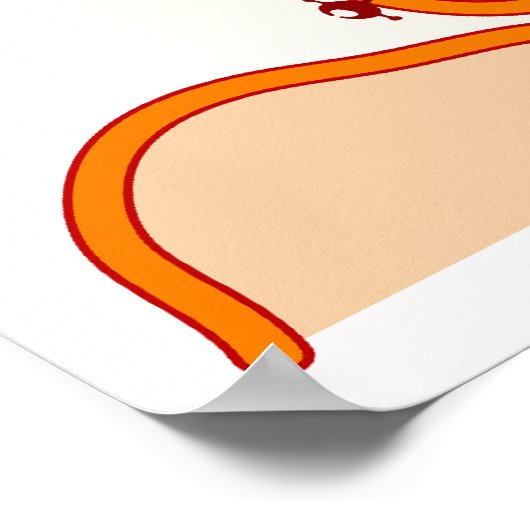 Poster Diagramme du processus cellulaire Exocytose (Coin)