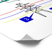Poster Diagramme d'une centrale thermique à charbon (Coin)