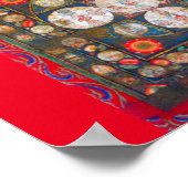 Poster Diagramme Mandala Cosmique pour la Méditation (Coin)