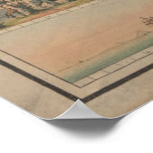 Poster Diagramme vintage de solstice et d'équinoxe (1845) (Coin)