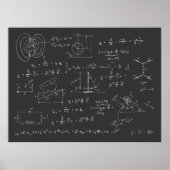 Poster Diagrammes et formules de physique (Devant)
