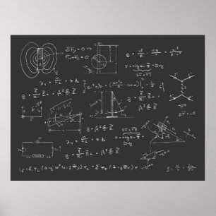 Poster Diagrammes et formules de physique