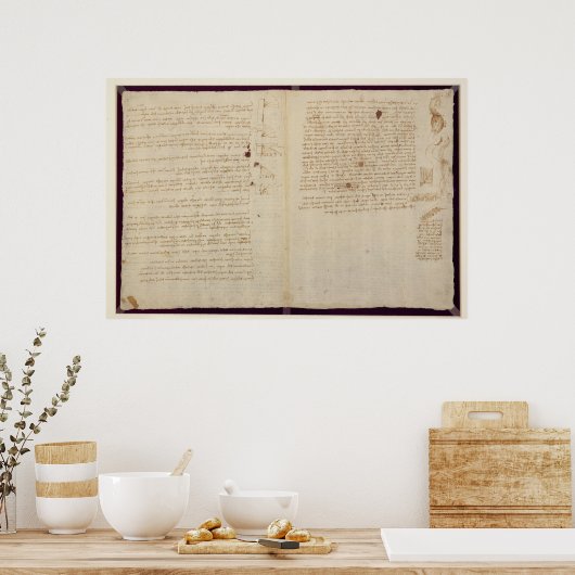 Poster Diagrammes scientifiques (Cuisine)