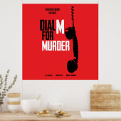Poster Dial M pour le meurtre - Alfred Hitchcock (Cuisine)