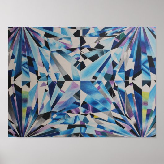 Poster Diamant 16 po x 12 po, Papier d'affiche de valeur  (Devant)
