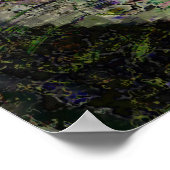 Poster Diamant, abstrait numérique (Coin)