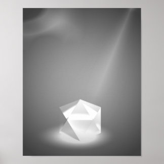 Poster Diamant blanc