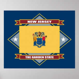 Poster Diamant de New Jersey