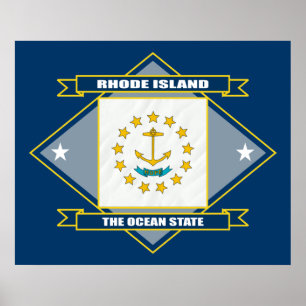 Poster Diamant d'Île de Rhode