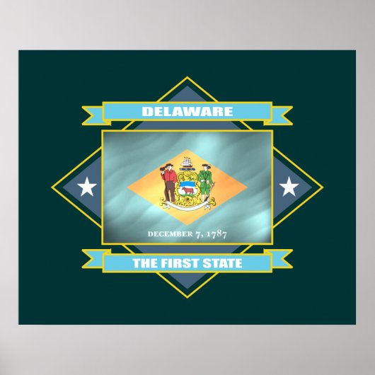 Poster Diamant du Delaware (Devant)