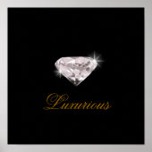 Poster diamant luxueux (Devant)