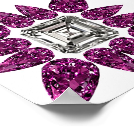 Poster Diamant pourpre (Coin)