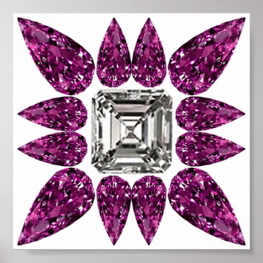Poster Diamant pourpre (Devant)